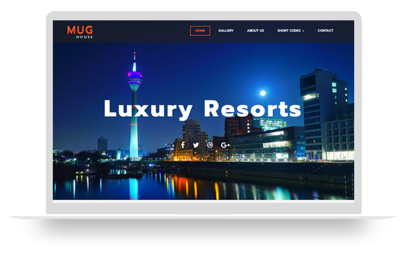 HTML5城市照明工程網站模板